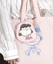 THE MILES（ザ マイルズ）の「"09"≪PEANUTS≫ダイカット 2ポケット ナイロン フェイス サガラ刺繍 ポーチ（ポーチ）」