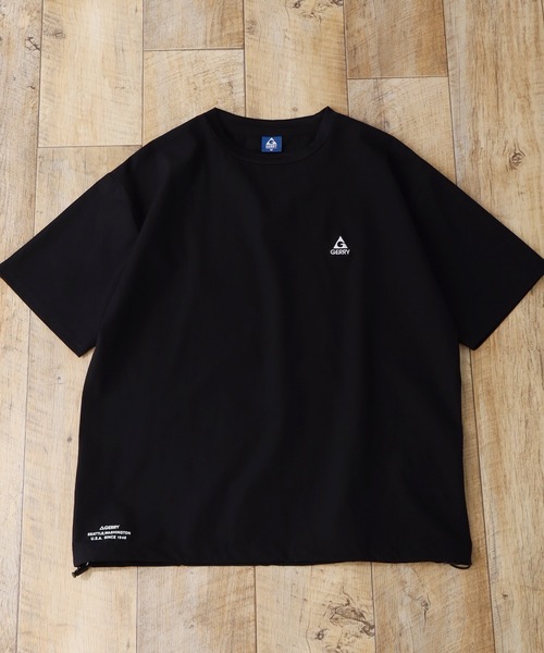 GERRY(ジェリー)の「【GERRY/ジェリー】接触冷感 ドローコード付半袖Tシャツ(Tシャツ/カットソー・メンズ・ブラック/グレイッシュベージュ/ブラウン・M/LL/L)」の9枚目の写真