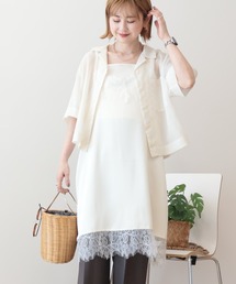 AMERICAN HOLIC | レースサテンキャミワンピース(ワンピース)