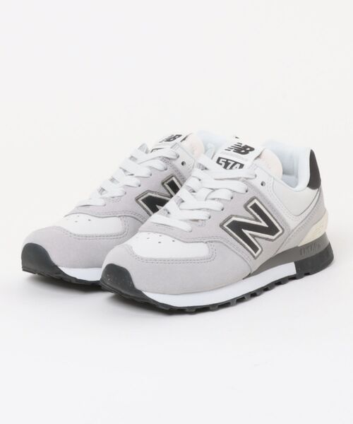 New Balance ホワイト グレー スニーカー NEW BALANCE ニューバランス U5744M1(D) U574 U5744M1 GRAY(4M1
