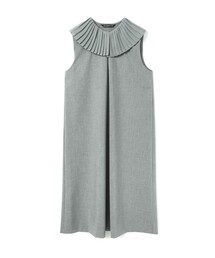 mizuiro ind 衿付きサテンコクーンワンピース（ワンピース