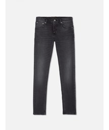 Nudie Jeans（ヌーディージーンズ）の「Nudie Jeans/ヌーディージーンズ Tight Terry / パワーストレッチブラックデニム / Black Blizzard（デニムパンツ）」