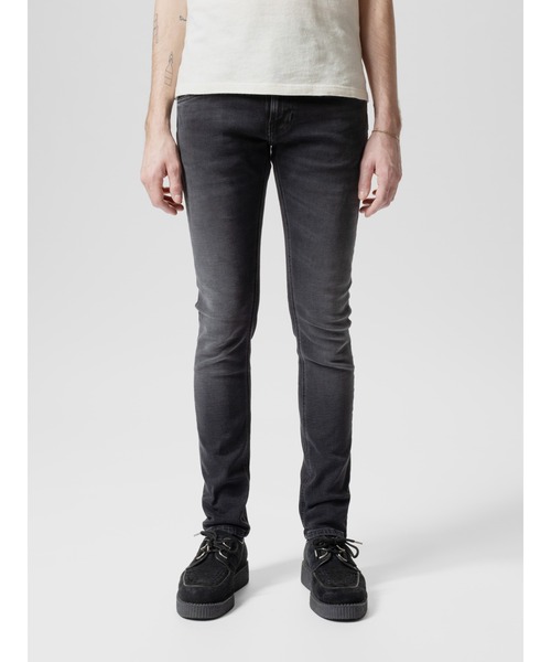 Nudie Jeans(ヌーディージーンズ)の「Nudie Jeans/ヌーディージーンズ Tight Terry / パワーストレッチブラックデニム / Black Blizzard(デニムパンツ・メンズ・ブラック系その他・30 inch/31inch/32inch/34inch/36inch/33inch/29inch)」の3枚目の写真