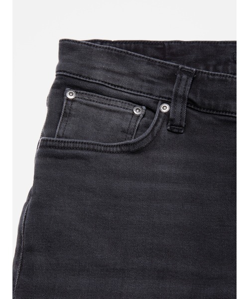 Nudie Jeans(ヌーディージーンズ)の「Nudie Jeans/ヌーディージーンズ Tight Terry / パワーストレッチブラックデニム / Black Blizzard(デニムパンツ・メンズ・ブラック系その他・30 inch/31inch/32inch/34inch/36inch/33inch/29inch)」の6枚目の写真
