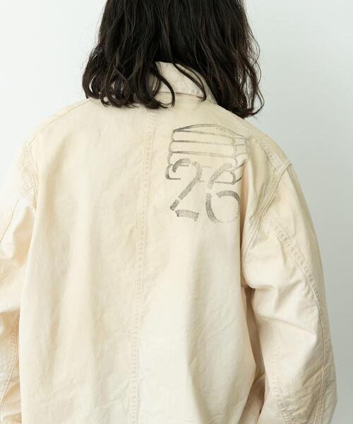 Lee（リー）の「Lee　VINTAGE LOCO JACKET（カバーオール・メンズ・オフホワイト/ライトインディゴブルー・MEDIUM）」の4枚目の写真