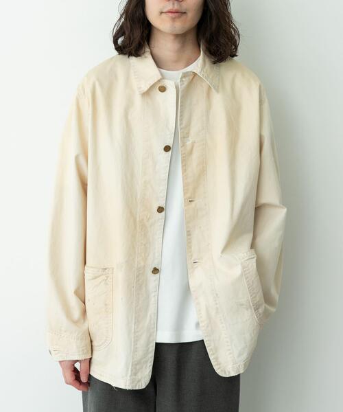 Lee（リー）の「Lee　VINTAGE LOCO JACKET（カバーオール・メンズ・オフホワイト/ライトインディゴブルー・MEDIUM）」の5枚目の写真