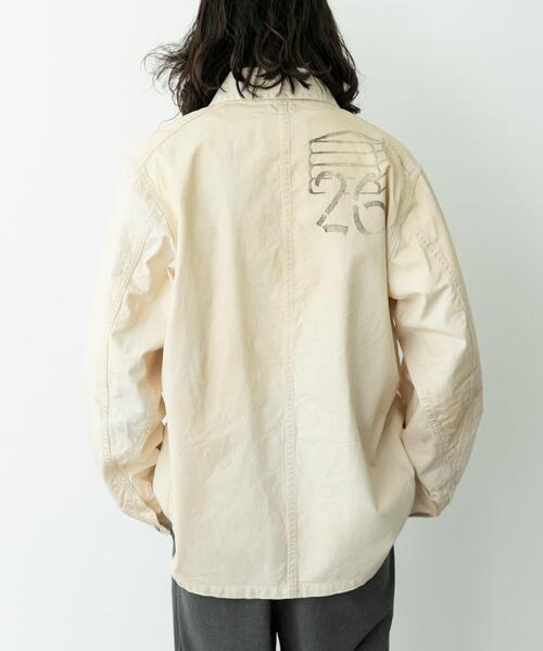 Lee（リー）の「Lee　VINTAGE LOCO JACKET（カバーオール・メンズ・オフホワイト/ライトインディゴブルー・MEDIUM）」の6枚目の写真