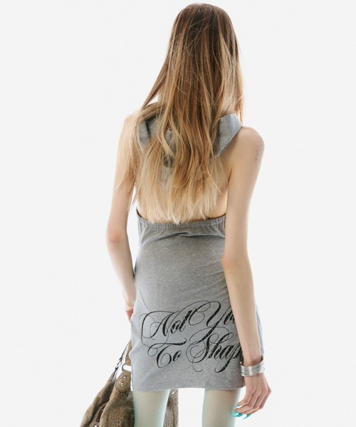 BLONDEY(ブロンディ)の「SCRIPT LOGO HOODIE MINI ONE PIECE(ワンピース・レディース・レッド/グレー/ブラック・FREE)」の14枚目の写真