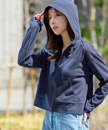 SEAロゴ入りネイビーパーカーL SHIPS別注】THE DAY ON THE BEACH: プリント ジップ パーカー｜ SHIPS