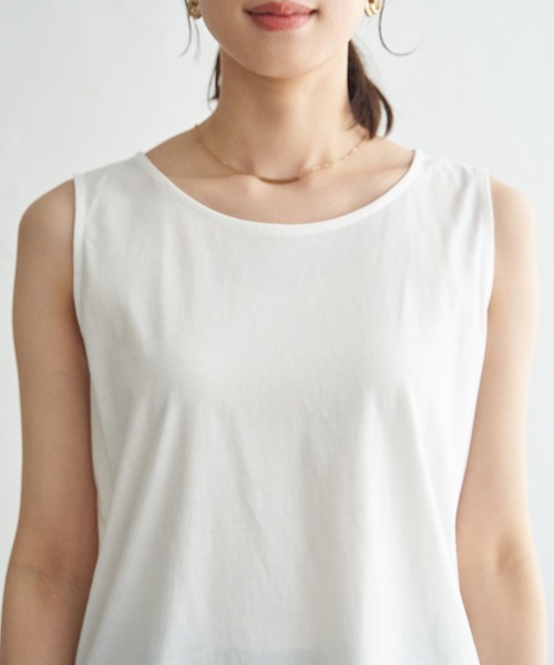 ikka(イッカ)の「【2点セット】メッシュニットアンサンブル(ニット/セーター・レディース・ベージュ/ブルー/ブラック/オフホワイト・M/L/S)」の12枚目の写真