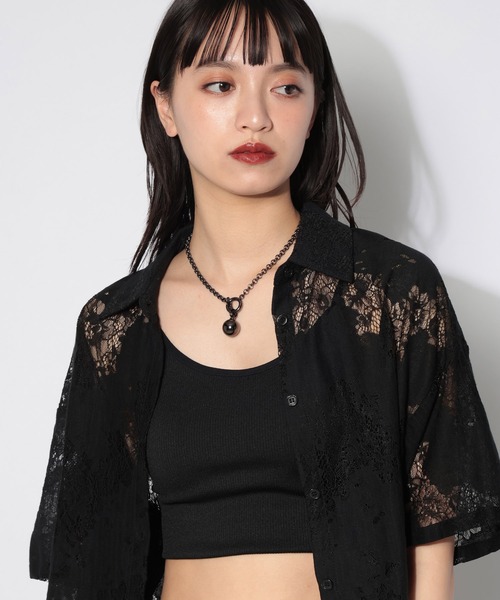 PAGEBOY(ページボーイ)の「ボールマンテルネックレス(ネックレス・レディース・シルバー/ブラック・FREE)」の21枚目の写真