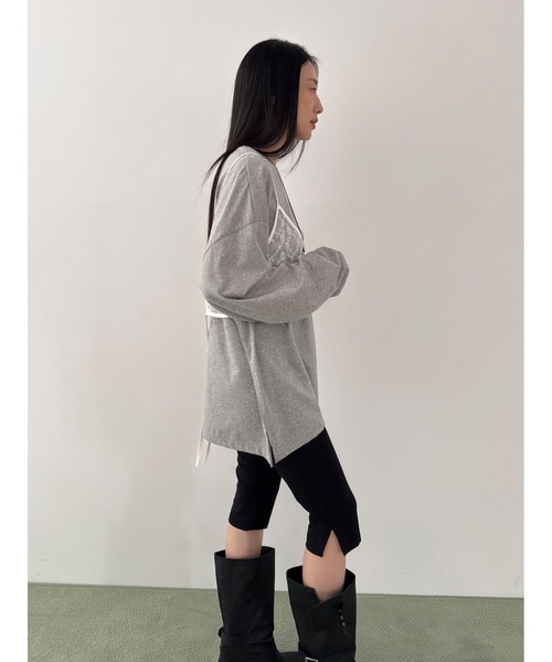 Didot.showroom（ディドット ショールーム）の「ルーズレースビスチェ（その他トップス・レディース・アイボリー/ブラック・FREE）」の11枚目の写真
