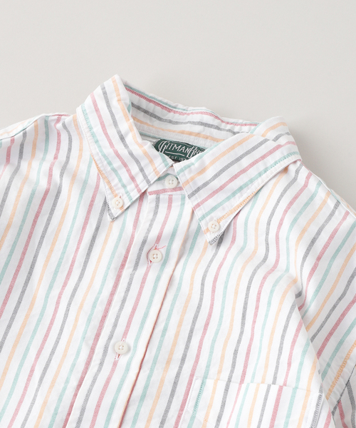 JOURNAL STANDARD（ジャーナルスタンダード）の「GITMAN VINTAGE / ギットマン ヴィンテージ RASTA STRIPE OXFORD（シャツ/ブラウス・メンズ・その他・LARGE/MEDIUM）」の2枚目の写真