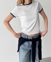 CANAL JEAN（キャナルジーン）の「El mar パイピングコンパクトTシャツ（Tシャツ/カットソー）」