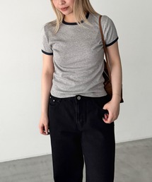 CANAL JEAN（キャナルジーン）の「El mar パイピングコンパクトTシャツ（Tシャツ/カットソー）」