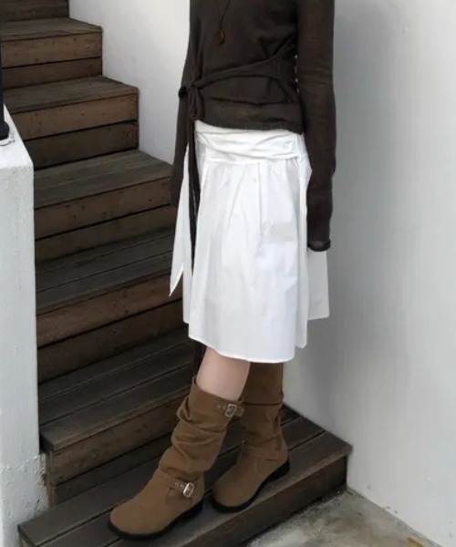 FAVORITO(ファヴォリート)の「スカート(スカート・レディース・ブラック/ホワイト・S/M)」の13枚目の写真