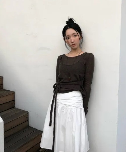 FAVORITO(ファヴォリート)の「スカート(スカート・レディース・ブラック/ホワイト・S/M)」の14枚目の写真