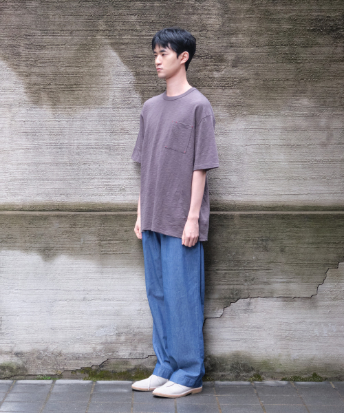 HORLISUN(ホーリーサン)の「Lawrence Slub Short Sleeve T-shirt Charcoal(Tシャツ/カットソー・メンズ・その他・LARGE/SMALL/MEDIUM)」の6枚目の写真