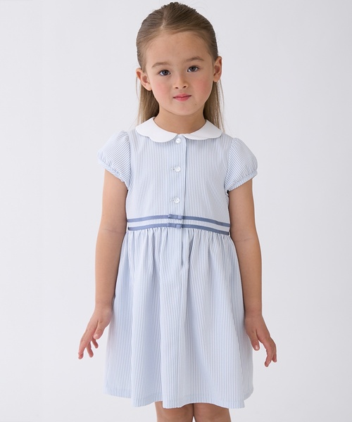 petit main(プティマイン)の「【WINDRY】衿ワンピース(ワンピース・キッズ・ブルー/ライトピンク/ネイビー・110cm/100cm/80cm/120cm/90cm/130cm)」の4枚目の写真