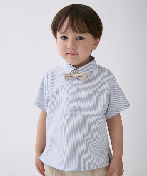 petit main(プティマイン)の「【WINDRY】衿ワンピース(ワンピース・キッズ・ブルー/ライトピンク/ネイビー・110cm/100cm/80cm/120cm/90cm/130cm)」の9枚目の写真