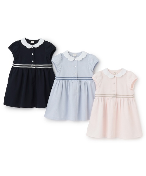 petit main(プティマイン)の「【WINDRY】衿ワンピース(ワンピース・キッズ・ブルー/ライトピンク/ネイビー・110cm/100cm/80cm/120cm/90cm/130cm)」の19枚目の写真