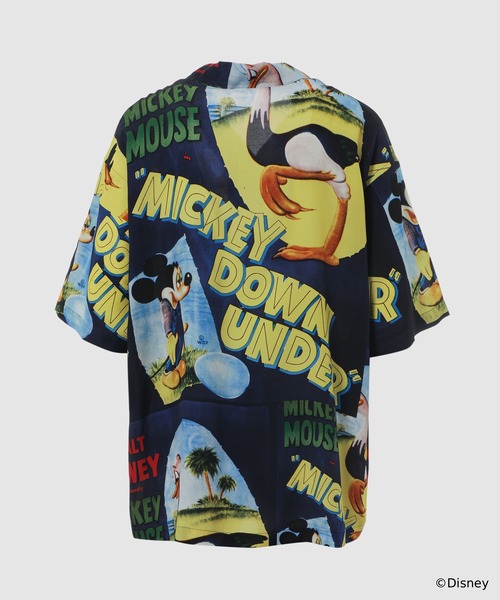 PORTER CLASSIC(ポータークラシック)の「DISNEY VP/ PC ALOHA COLLECTION ALOHA SHIRT/MICKEY & BIRD(シャツ/ブラウス・メンズ・ネイビー・L)」の2枚目の写真