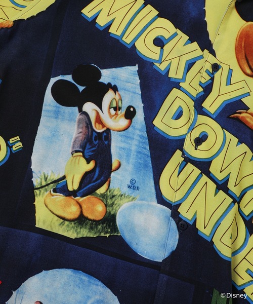 PORTER CLASSIC(ポータークラシック)の「DISNEY VP/ PC ALOHA COLLECTION ALOHA SHIRT/MICKEY & BIRD(シャツ/ブラウス・メンズ・ネイビー・L)」の3枚目の写真