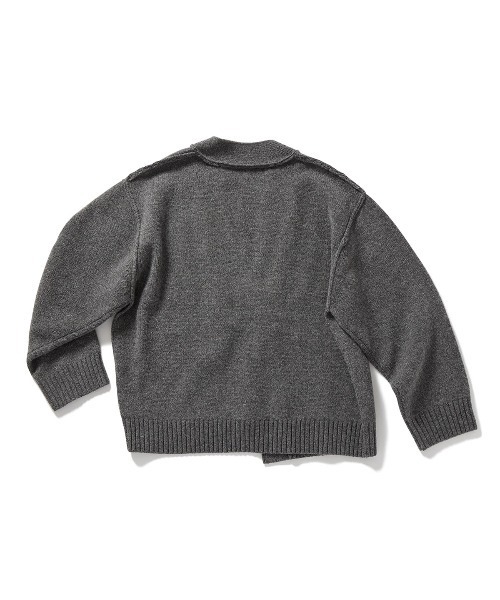 PERVERZE（パーバーズ）の「Bulk Knit Cardigan（カーディガン/ボレロ・レディース・ベージュ/ブラック/グレー・FREE）」の5枚目の写真
