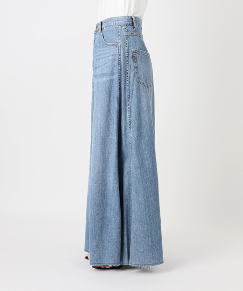 Spick & Span(スピックアンドスパン)の「5 1/2 8oz FLARE-LINE DEIM(デニムパンツ・レディース・サックスブルー/ホワイト・27/28)」の15枚目の写真