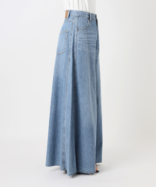 Spick & Span(スピックアンドスパン)の「5 1/2 8oz FLARE-LINE DEIM(デニムパンツ・レディース・サックスブルー/ホワイト・27/28)」の17枚目の写真