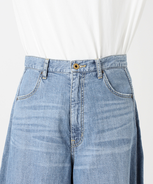 Spick & Span(スピックアンドスパン)の「5 1/2 8oz FLARE-LINE DEIM(デニムパンツ・レディース・サックスブルー/ホワイト・27/28)」の18枚目の写真