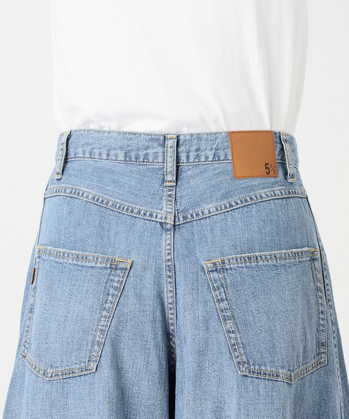 Spick & Span(スピックアンドスパン)の「5 1/2 8oz FLARE-LINE DEIM(デニムパンツ・レディース・サックスブルー/ホワイト・27/28)」の19枚目の写真
