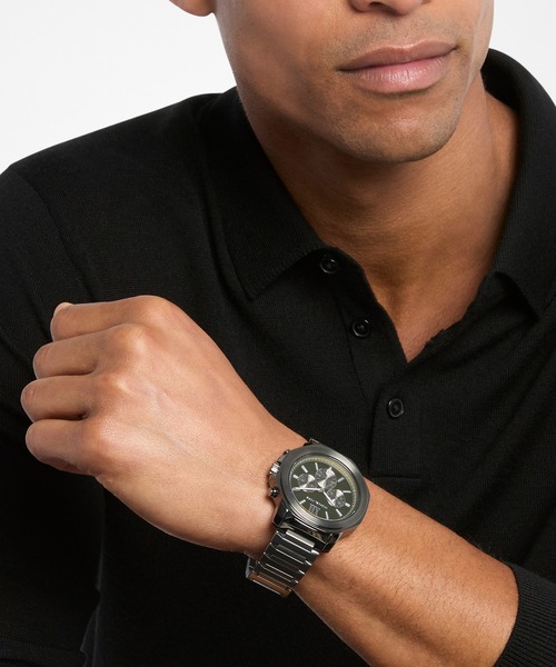 MICHAEL KORS(マイケルコース)の「マイケル・コース 腕時計 メンズ アナログ ステンレス MK9259(アナログ腕時計・メンズ・チャコールグレー・FREE)」の2枚目の写真