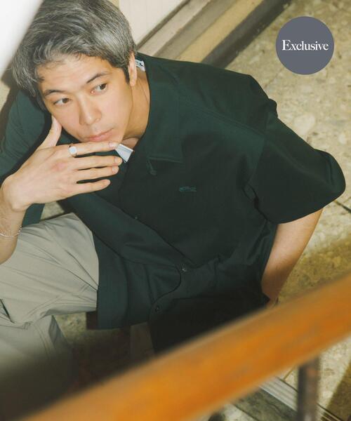 LACOSTE(ラコステ)の「『別注』LACOSTE×URBAN RESEARCH FUNCTIONAL PIQUE OP SHIRTS(シャツ/ブラウス・メンズ・グリーン/ブラウン/イエロー/スミクロ・5/4/3)」の1枚目の写真