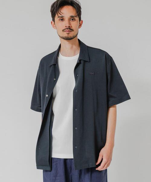 LACOSTE(ラコステ)の「『別注』LACOSTE×URBAN RESEARCH FUNCTIONAL PIQUE OP SHIRTS(シャツ/ブラウス・メンズ・グリーン/ブラウン/イエロー/スミクロ・5/4/3)」の5枚目の写真