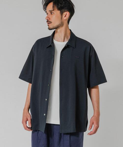 LACOSTE(ラコステ)の「『別注』LACOSTE×URBAN RESEARCH FUNCTIONAL PIQUE OP SHIRTS(シャツ/ブラウス・メンズ・グリーン/ブラウン/イエロー/スミクロ・5/4/3)」の6枚目の写真