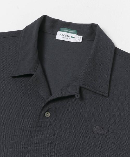 LACOSTE(ラコステ)の「『別注』LACOSTE×URBAN RESEARCH FUNCTIONAL PIQUE OP SHIRTS(シャツ/ブラウス・メンズ・グリーン/ブラウン/イエロー/スミクロ・5/4/3)」の13枚目の写真