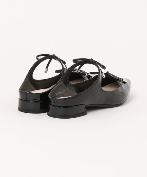 Bridget Birkin（ブリジットバーキン）の「【Bridget Birkin】ダブルリボンミュール (51524B)（サンダル・レディース・ホワイト/ブラック/ベージュ・23/24/23.5/24.5/22.5）」の4枚目の写真
