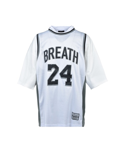 BREATH(ブレス)の「LAYERED BASKET BALL JERSEY TEE(Tシャツ/カットソー・メンズ・ホワイト/ターコイズブルー/ブラック・X-LARGE/MEDIUM/LARGE/SMALL)」の1枚目の写真