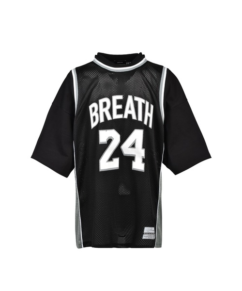 BREATH(ブレス)の「LAYERED BASKET BALL JERSEY TEE(Tシャツ/カットソー・メンズ・ホワイト/ターコイズブルー/ブラック・X-LARGE/MEDIUM/LARGE/SMALL)」の2枚目の写真