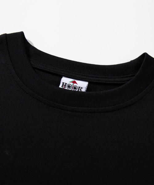 HOOK(フック)の「HOOK -original- フードキャラクター グラフィックプリント ロングスリーブTシャツ(Tシャツ/カットソー・メンズ・ピンク/ブラック・L/M/XL)」の21枚目の写真