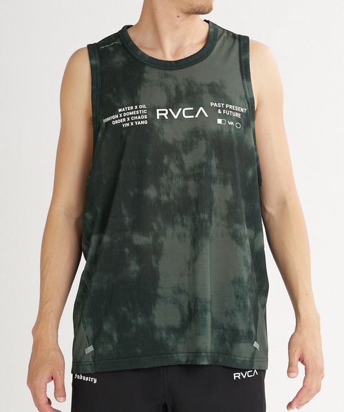 RVCA(ルーカ)の「RVCA メンズ FRONTIER VENT TANK タンクトップ 【2026年夏モデル】(タンクトップ・メンズ・ホワイト/ブラック/ホワイト系その他・MEDIUM/LARGE/X-LARGE/SMALL)」の2枚目の写真