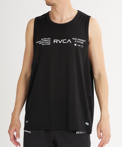 RVCA(ルーカ)の「RVCA メンズ FRONTIER VENT TANK タンクトップ 【2026年夏モデル】(タンクトップ・メンズ・ホワイト/ブラック/ホワイト系その他・MEDIUM/LARGE/X-LARGE/SMALL)」の3枚目の写真