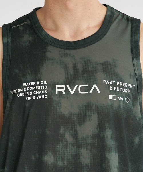 RVCA(ルーカ)の「RVCA メンズ FRONTIER VENT TANK タンクトップ 【2026年夏モデル】(タンクトップ・メンズ・ホワイト/ブラック/ホワイト系その他・MEDIUM/LARGE/X-LARGE/SMALL)」の6枚目の写真