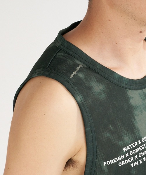 RVCA(ルーカ)の「RVCA メンズ FRONTIER VENT TANK タンクトップ 【2026年夏モデル】(タンクトップ・メンズ・ホワイト/ブラック/ホワイト系その他・MEDIUM/LARGE/X-LARGE/SMALL)」の9枚目の写真