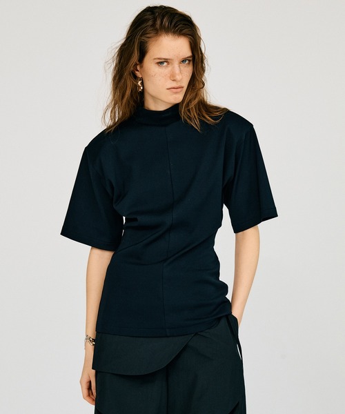 PRANK PROJECT(プランクプロジェクト)の「【2026Summer Pre-Order】ハイネックチュニック / High-Neck Tunic(チュニック・レディース・オフホワイト/ブルー/ネイビー・FREE)」の1枚目の写真
