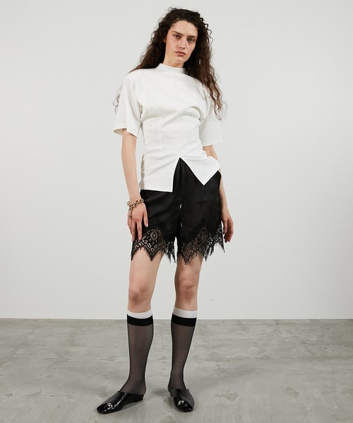 PRANK PROJECT(プランクプロジェクト)の「【2026Summer Pre-Order】ハイネックチュニック / High-Neck Tunic(チュニック・レディース・オフホワイト/ブルー/ネイビー・FREE)」の2枚目の写真
