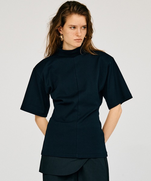 PRANK PROJECT(プランクプロジェクト)の「【2026Summer Pre-Order】ハイネックチュニック / High-Neck Tunic(チュニック・レディース・オフホワイト/ブルー/ネイビー・FREE)」の7枚目の写真
