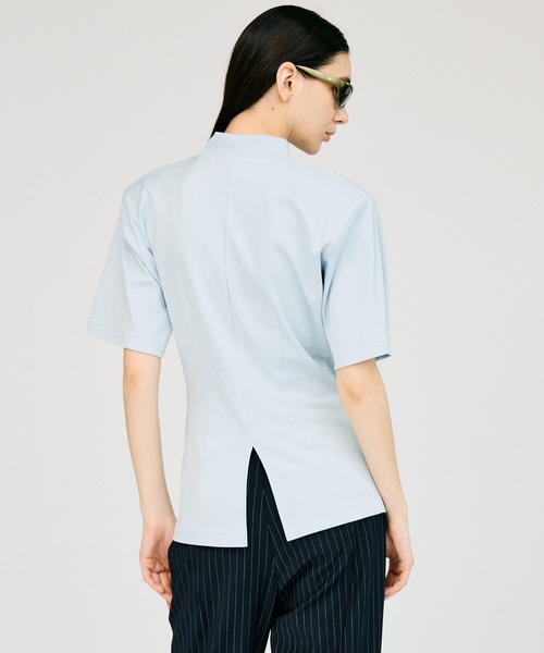 PRANK PROJECT(プランクプロジェクト)の「【2026Summer Pre-Order】ハイネックチュニック / High-Neck Tunic(チュニック・レディース・オフホワイト/ブルー/ネイビー・FREE)」の15枚目の写真