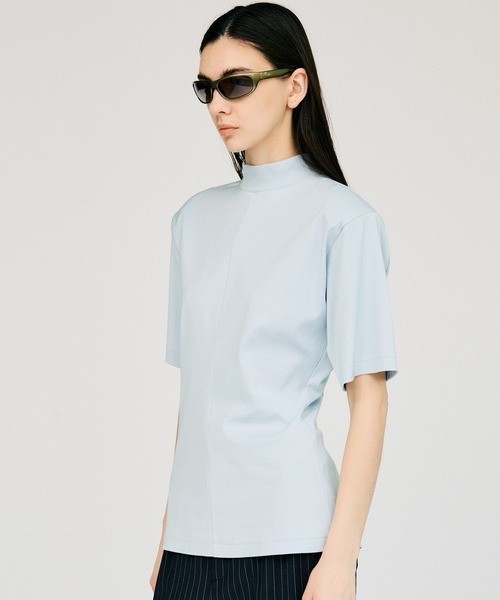 PRANK PROJECT(プランクプロジェクト)の「【2026Summer Pre-Order】ハイネックチュニック / High-Neck Tunic(チュニック・レディース・オフホワイト/ブルー/ネイビー・FREE)」の14枚目の写真